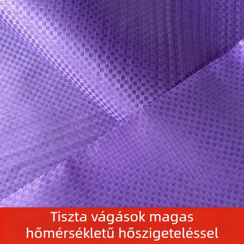 Lila vastagított műanyag szövött zsák kígyóbőr mintázatú zseb-stílussal, masszív és tartós költöztetéshez és csomagoláshoz