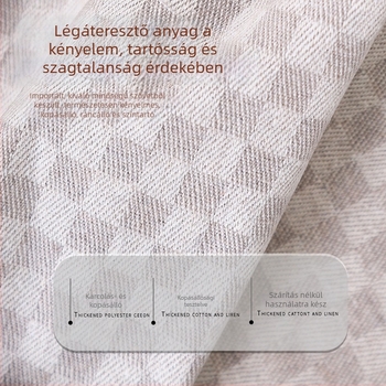 Kockás textil tároló doboz, összecsukható, 60–70 literes kapacitás, 33×40×50 cm, acélváz