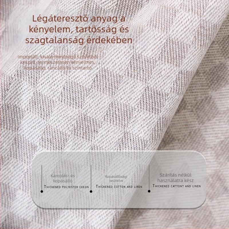 Kockás textil tároló doboz, összecsukható, 60–70 literes kapacitás, 33×40×50 cm, acélváz