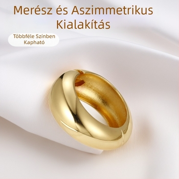 Yunshang arany karkötő — merész, aszimmetrikus dizájn a nők nyugati divatjához