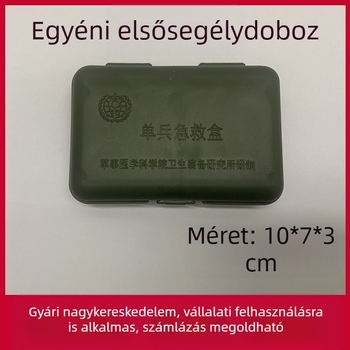 Egy személyre szóló hordozható elsősegély-készlet kültéri használatra - harmadik generáció