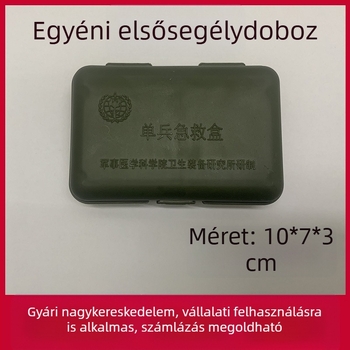 Egy személyre szóló hordozható elsősegély-készlet kültéri használatra - harmadik generáció