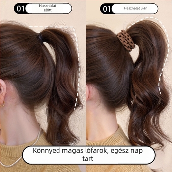 Vastag, tartós, nagy rugalmasságú hajgumi nőknek, 2026-os modell, alkalmas magas copfhoz, hajpánthoz és kiegészítőhöz