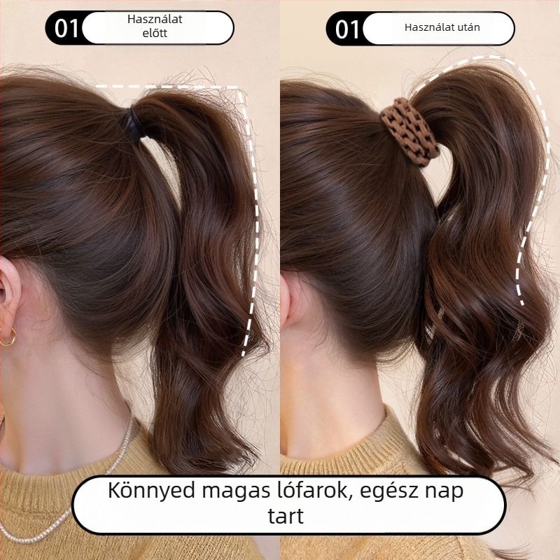 Vastag, tartós, nagy rugalmasságú hajgumi nőknek, 2026-os modell, alkalmas magas copfhoz, hajpánthoz és kiegészítőhöz