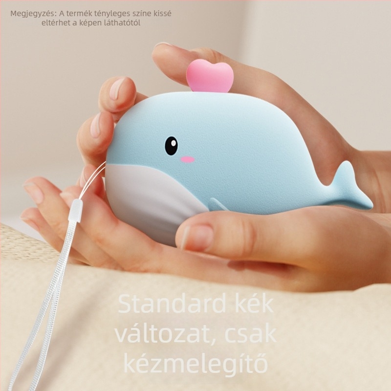 Új 2 az 1-ben USB újratölthető kézmelegítő, kültéri hordozható masszázzsal és fűtéssel