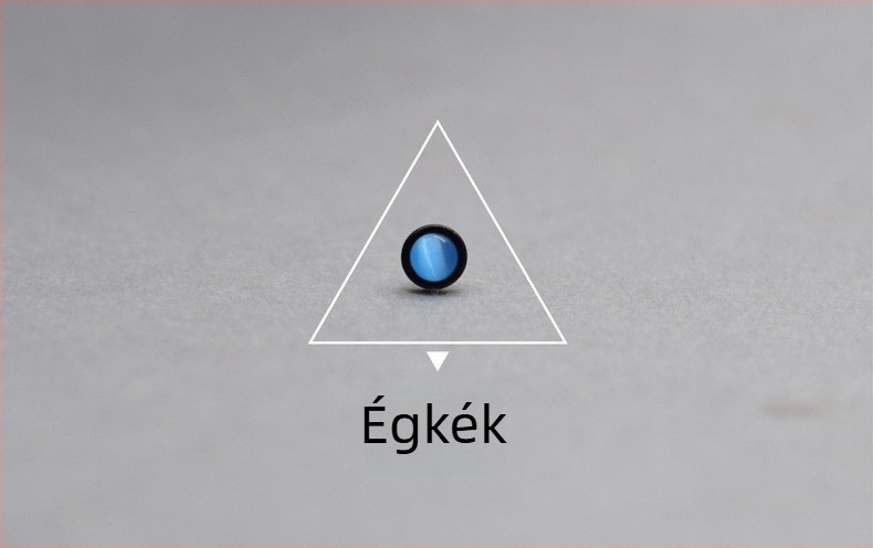 Macskaszem kő, ezüstözött, kézzel készített fekete kör alakú fülbevalók, uniszex, sokoldalú