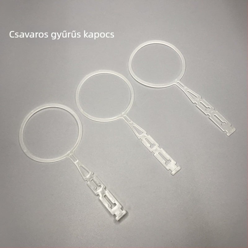Csavaros csatlakozó szalag függönygyűrűkhöz