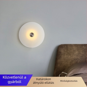 LED fali lámpa hálószobába – prémium világítás, fali lámpa húzógyűrűvel, kreatív függő lámpa a hálószobának, modern minimalista stílus