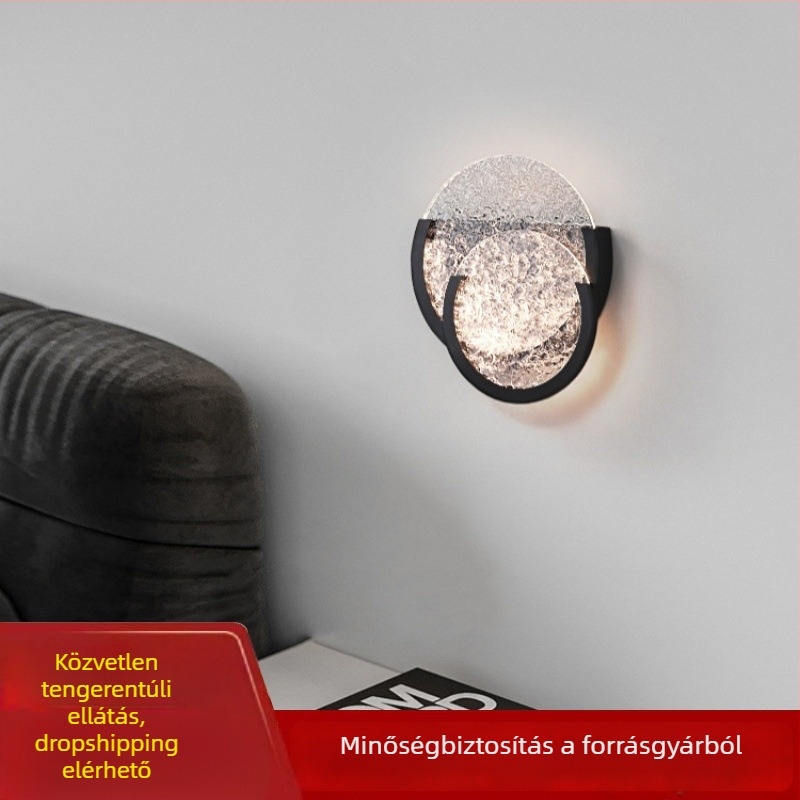 LED fali lámpa, modern minimalista dizájn, olasz stílus, hálószoba, nappali, előszoba és erkély számára