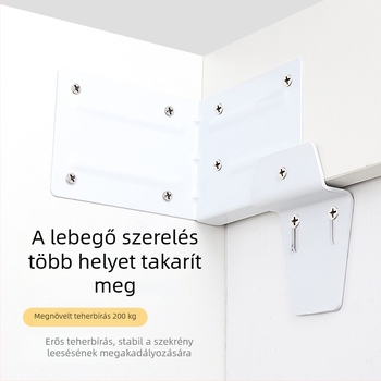 Rejtett szerelvények falra szerelt fürdőszobai szekrényhez, nehéz terhelésre