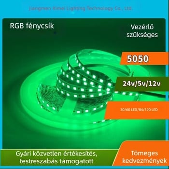 5 mm széles 5050 RGB LED-szalag, színváltó, keskeny változat, villanó gradiens és lélegző LED rekvizit színpadi előadásokhoz