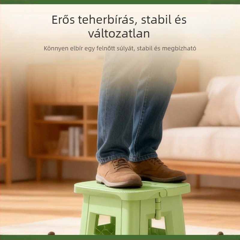 Otthoni használatra összecsukható szék, gyerekeknek műanyag szék, hordozható kültéri halászathoz, vonatos utazáshoz használható szék