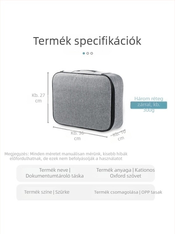 Többszintű vízálló dokumentum rendező táska utazásokhoz – útlevél és személyi igazolvány