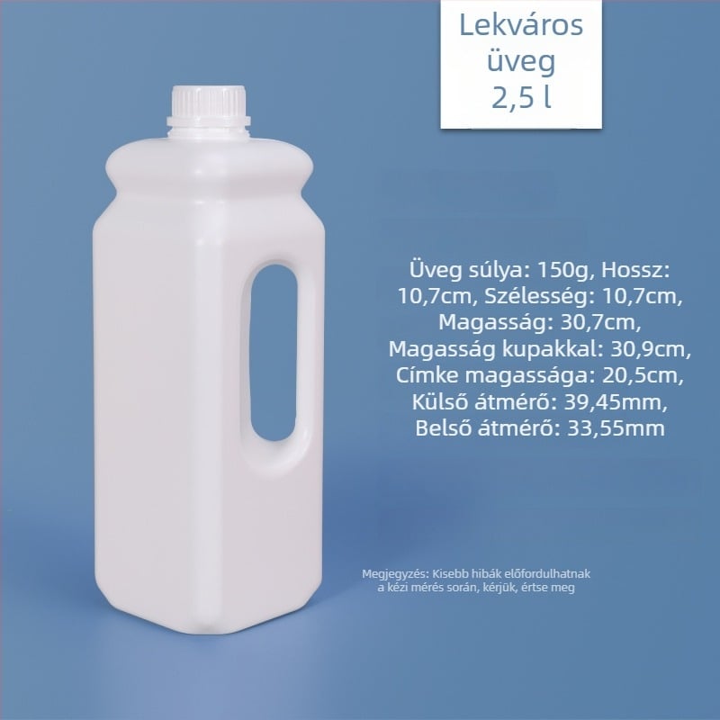Gold and Jade élelmiszer-minőségű, extra vastag, 2,5 kg koncentrált fruktóz-szirup, zárt csomagolású műanyag üveg, 2,5 L lekvárhoz