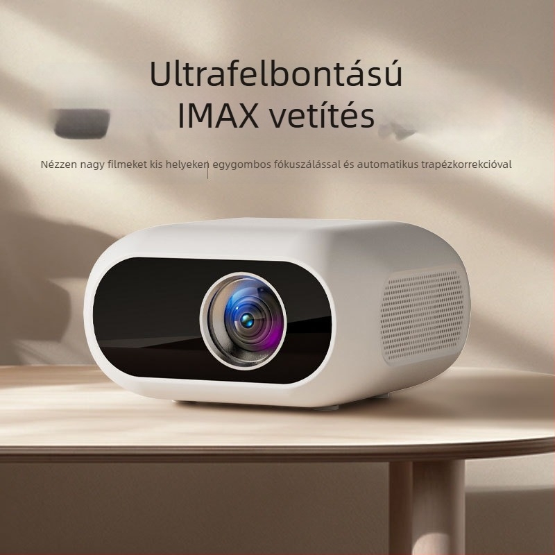1080p hordozható otthoni projektor 5G képernyő-tükrözéssel