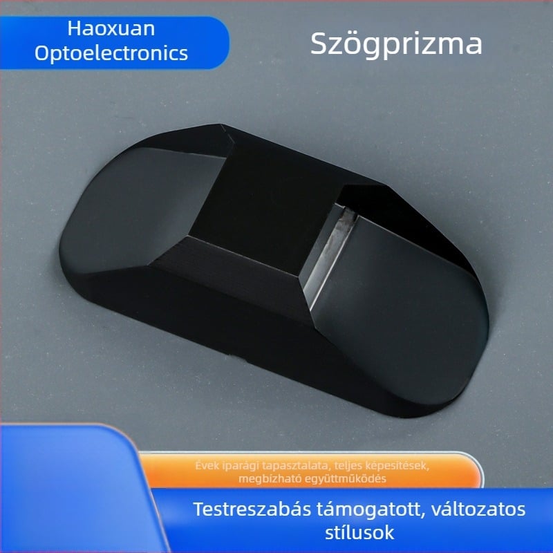 Haoxuan Paul Prism – Optikai K9 üveg Lencse képalkotáshoz, anti-decentrálás, korrigált derékszög, fekete bevonat Prism