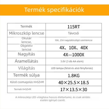 1000x binokuláris mikroszkóp biológiai kísérletekhez, zoom mikroszkóp általános és középiskolások számára