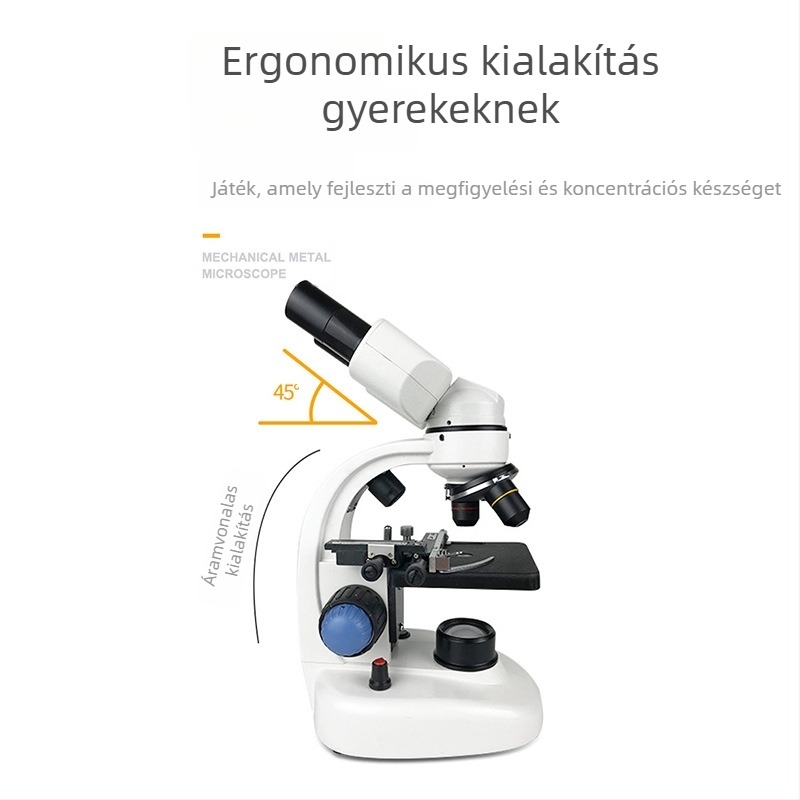 1000x binokuláris mikroszkóp biológiai kísérletekhez, zoom mikroszkóp általános és középiskolások számára