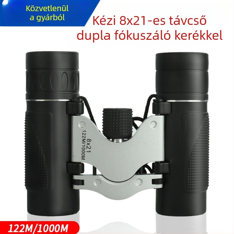 8x21 binokulár – kompakt zsebméretű kültéri teleszkóp