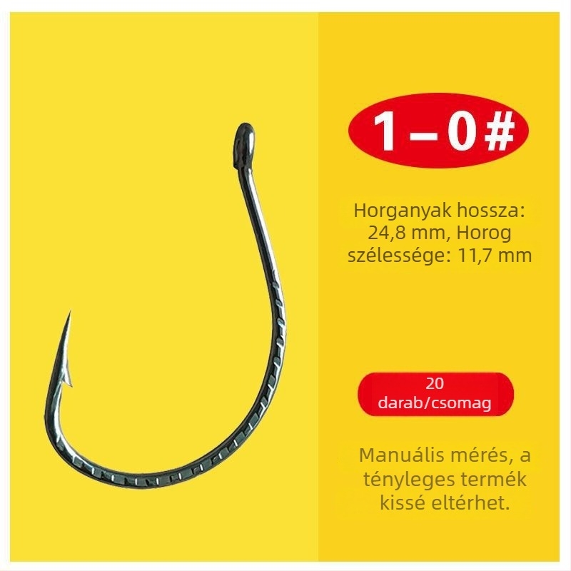 Kirin megerősített No. 8003 horog műcsalikhoz — egyszeres horog a wacky righez puha műanyag féreggel