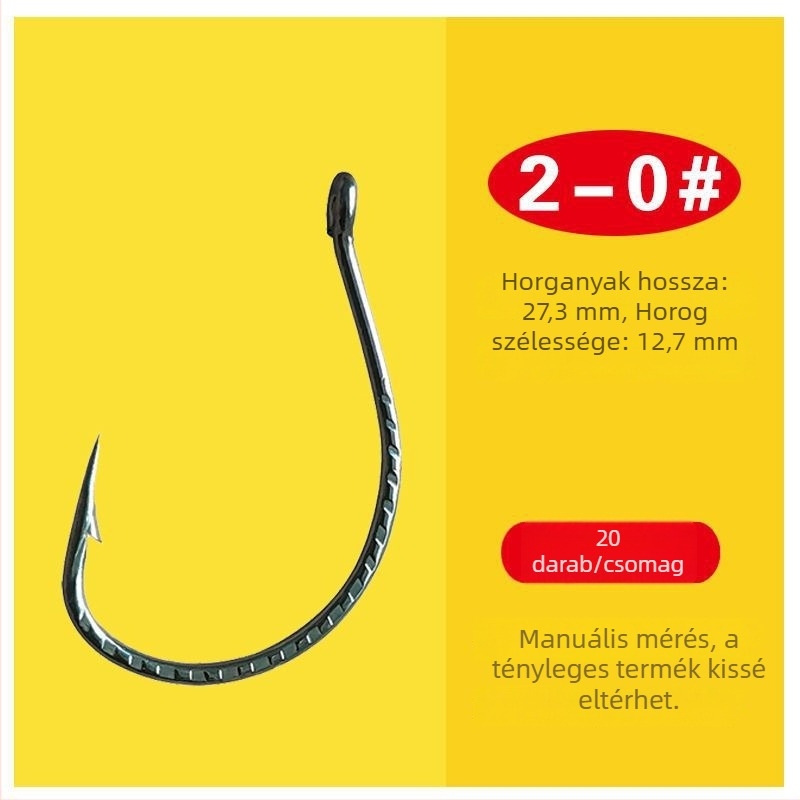 Kirin megerősített No. 8003 horog műcsalikhoz — egyszeres horog a wacky righez puha műanyag féreggel