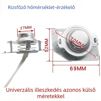 Rizsfőző hőmérséklet-szenzor és nyomásfőző termosztát, vezetékes mágneses maggal, 2-vezetékes hőmérséklet-limitáló, elektromos főző kiegészítő, 50 kΩ