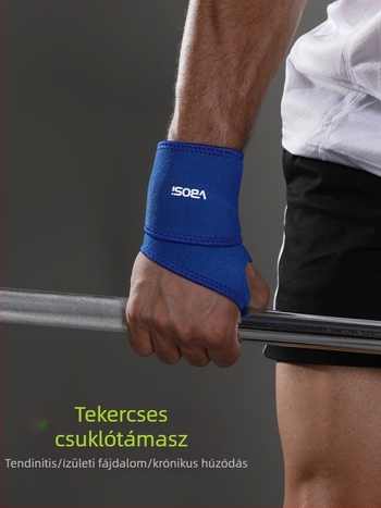 Csuklóvédő súlyemeléshez és edzéshez – védőfelszerelés kosár- és teniszedzéshez, szabadtéri kerékpározáshoz