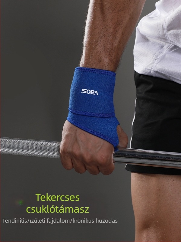Csuklóvédő súlyemeléshez és edzéshez – védőfelszerelés kosár- és teniszedzéshez, szabadtéri kerékpározáshoz