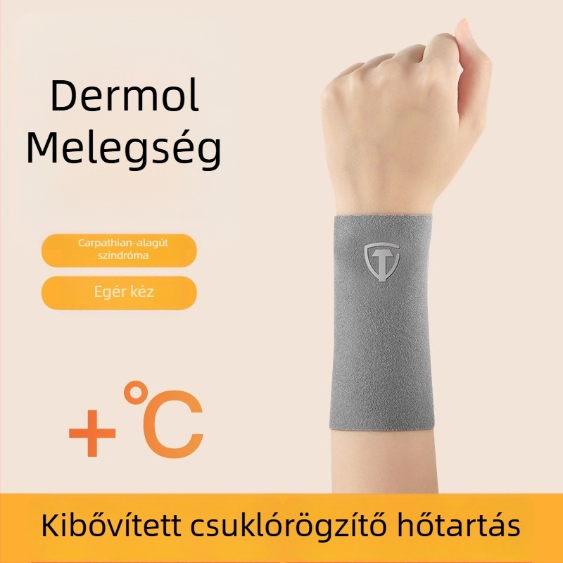 Derong termikus csuklóvédő, őszi–téli, uniszex, védelem az ínhüvely és az ízületek számára, szülés utáni felépülés