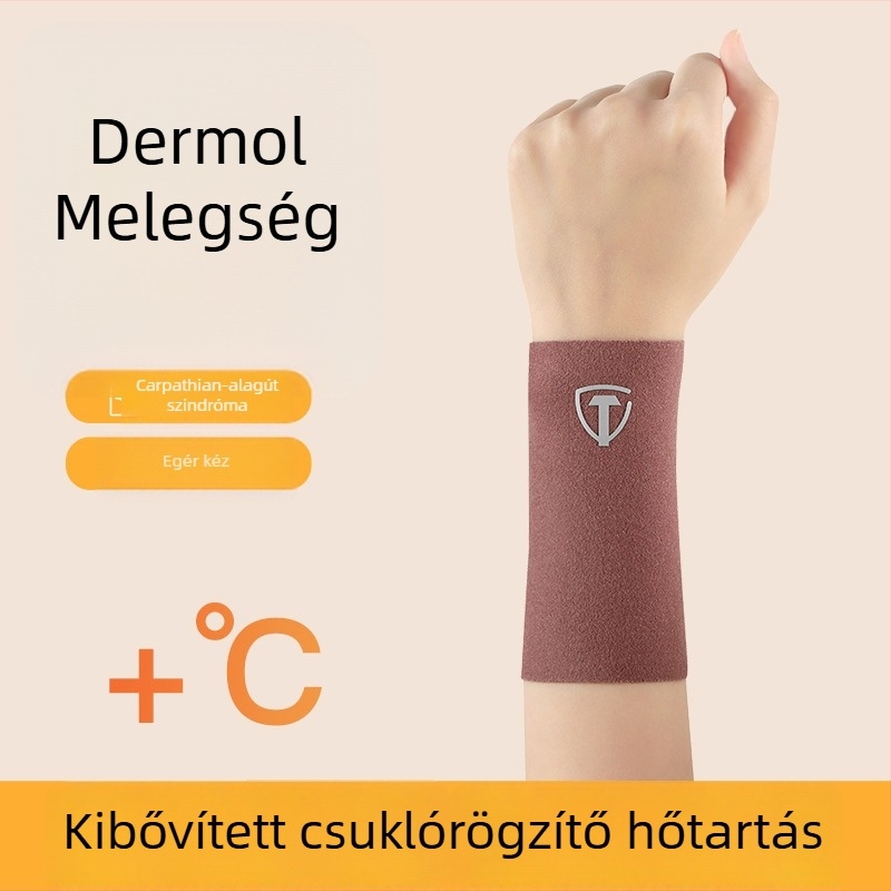 Derong termikus csuklóvédő, őszi–téli, uniszex, védelem az ínhüvely és az ízületek számára, szülés utáni felépülés