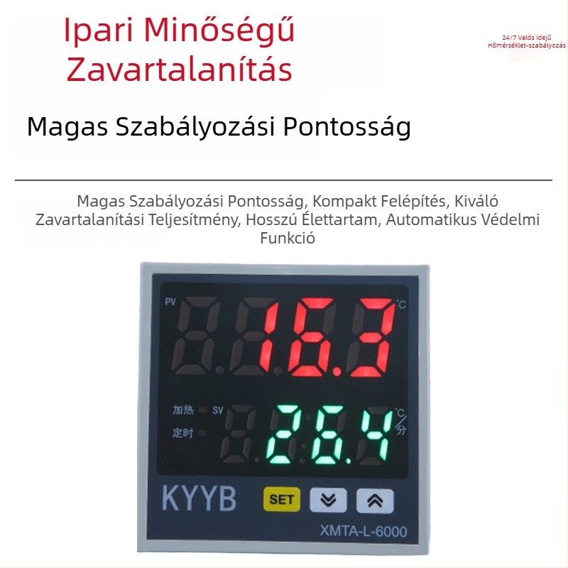 XMTA-6411DT E300 intelligens digitális hőmérséklet-szabályozó, pontos PID és önhangoló szabályozás