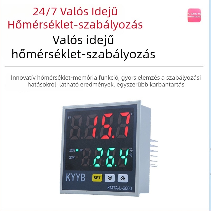 XMTA-6411DT E300 intelligens digitális hőmérséklet-szabályozó, pontos PID és önhangoló szabályozás
