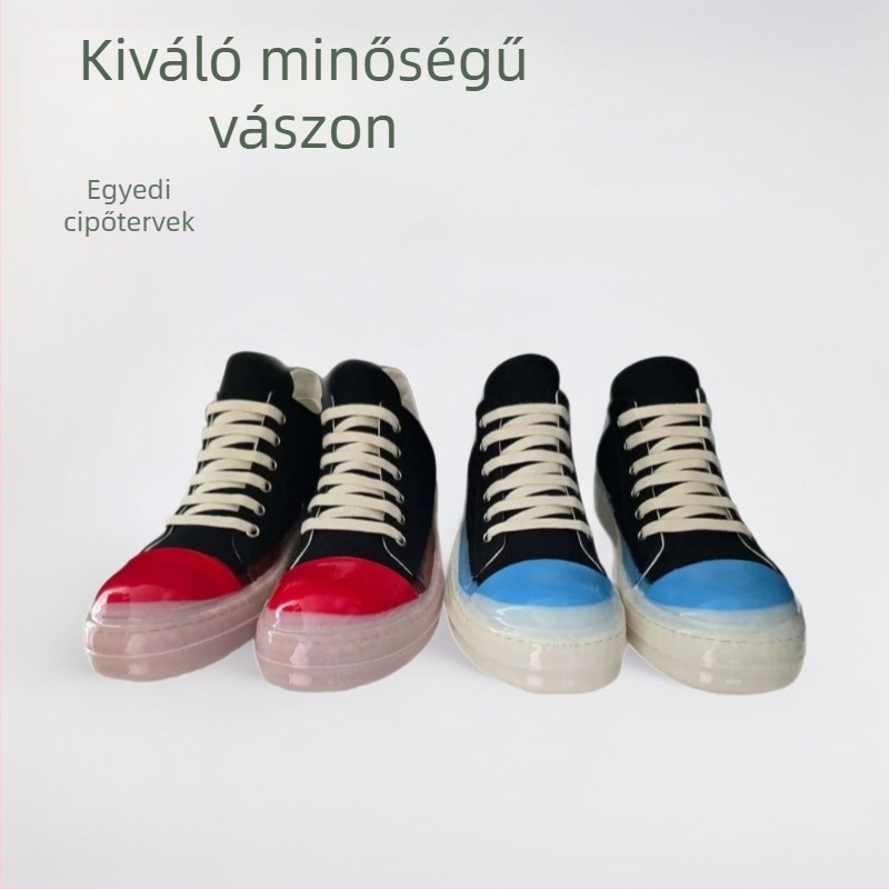 Graffiti vászoncipő vastag talppal, uniszex, magasságot növelő casual sneakers