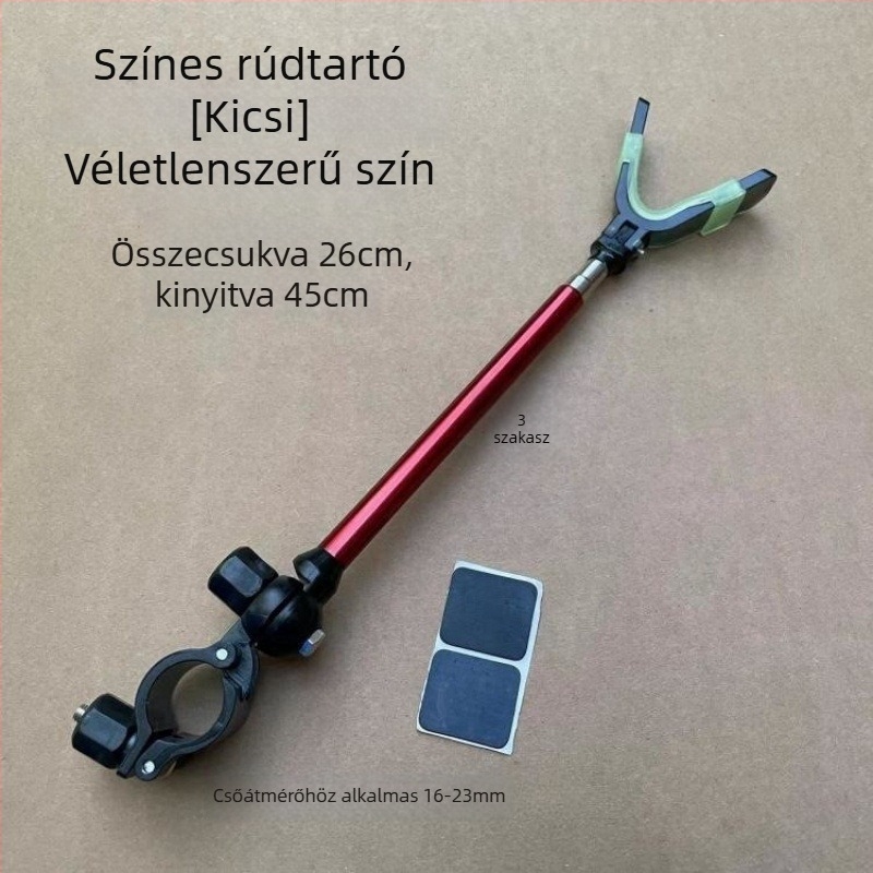 Összecsukható gyorsoldó tartó horgászbotok és kiegészítők akasztásához — csúszásmentes fémből készült tartó botokhoz és antennákhoz