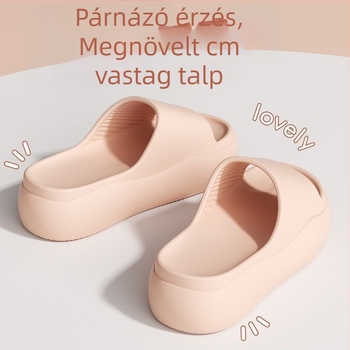 Női EVA 5 cm vastag talpú szandál, kültéri viselésre, csúszásmentes