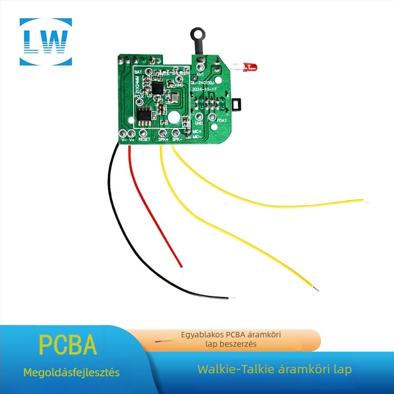 Gyerekeknek szóló interkom PCB, 462MPCBA, 300–500 m hatótávolság, teljes készlet