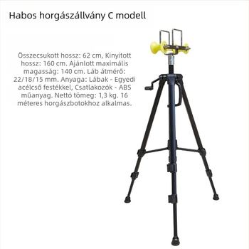 Állítható teleszkópos, hordozható horgászbot-állvány hosszú botokhoz, hagyományos bot-tripod, bot-tartó