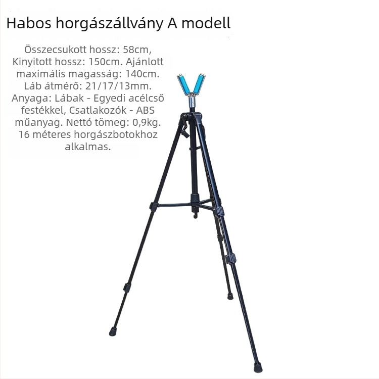 Állítható teleszkópos, hordozható horgászbot-állvány hosszú botokhoz, hagyományos bot-tripod, bot-tartó