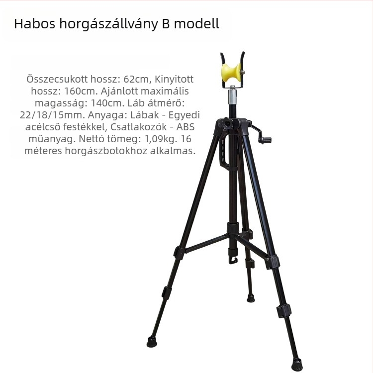 Állítható teleszkópos, hordozható horgászbot-állvány hosszú botokhoz, hagyományos bot-tripod, bot-tartó