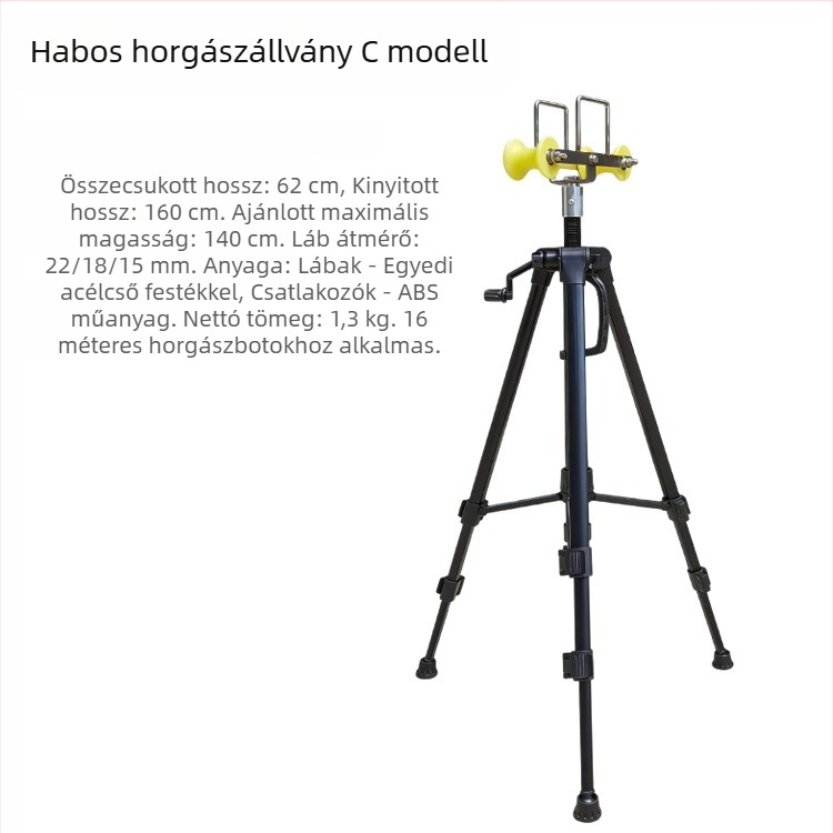 Állítható teleszkópos, hordozható horgászbot-állvány hosszú botokhoz, hagyományos bot-tripod, bot-tartó
