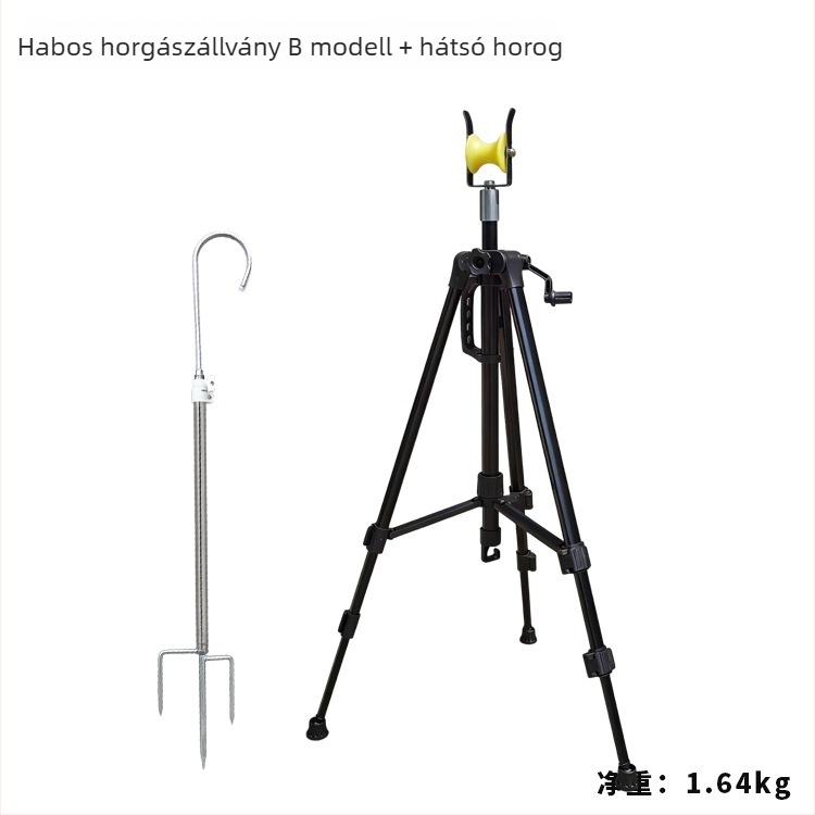 Állítható teleszkópos, hordozható horgászbot-állvány hosszú botokhoz, hagyományos bot-tripod, bot-tartó