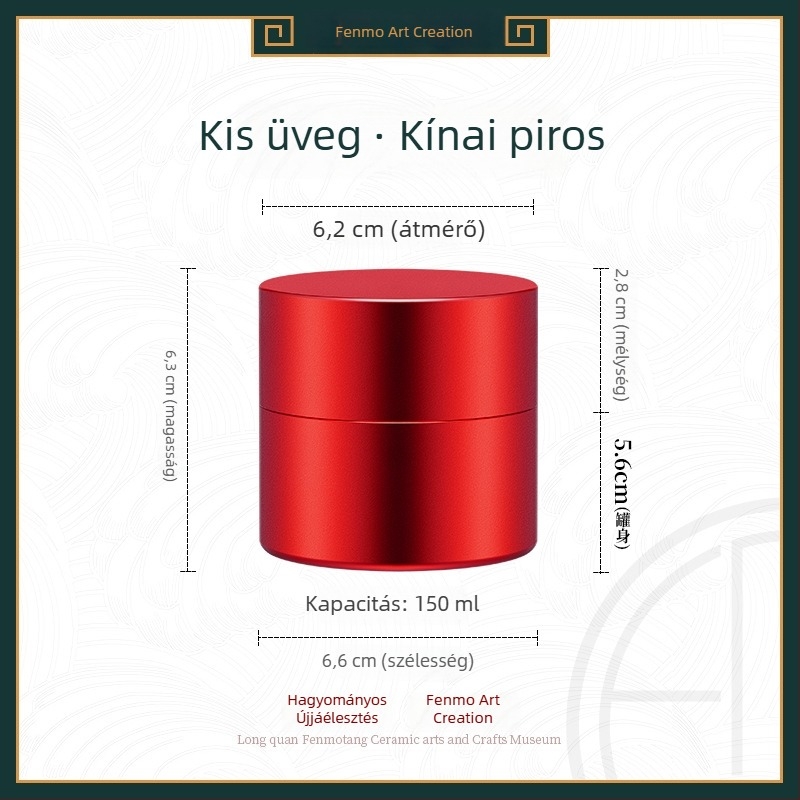 Mini fém teás doboz, teás tartó, hordozható lezárt csomagolás