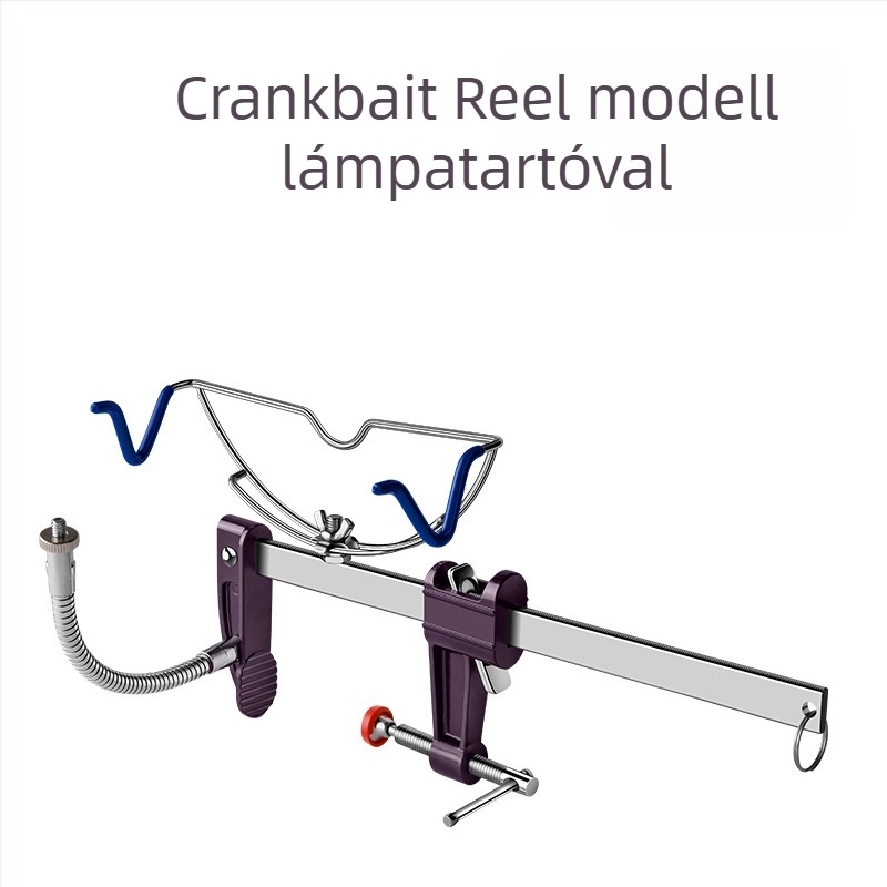 Állítható teljesen fémből készült raft horgászbot-tartó, többirányú forgatással és összehajtható rögzítővel, horgászathoz hídon, rafton, csónakon és a tengeren