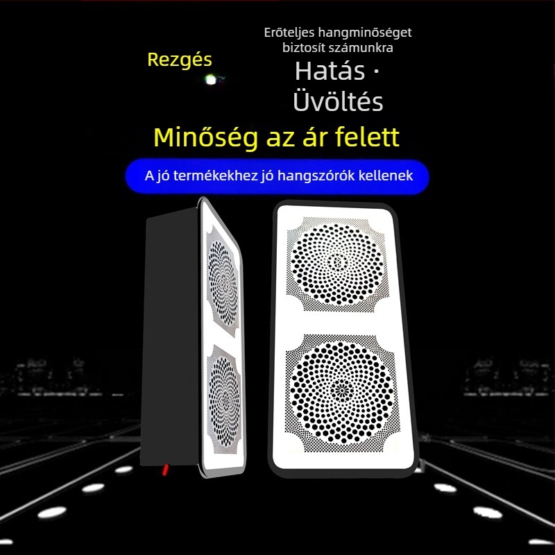 Vízálló 11050 hangszóróház, 4 Ω, 5 W, intelligens fürdőszobai tükör digitális hangszóróval