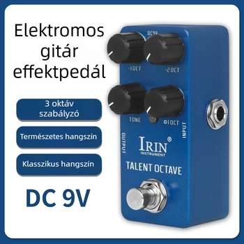 Irin Irene Talentoctave Elektromos gitár effektpedál: torzítás, overdrive, tremolo, chorus