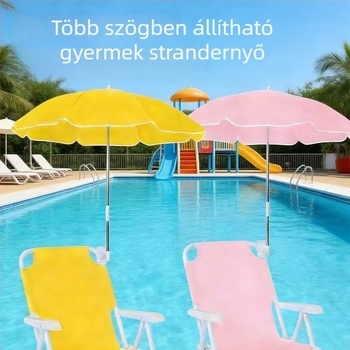 Új modell gyerek hold alakú strandszék napellenzővel és forgatható rögzítővel, háttámlával, egyedi kivitel