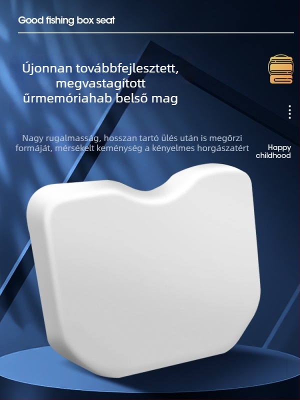 Chao Yu Horgászdoboz Ülés Párna, Fenékfájdalom Elleni, Vízálló, Vastag EVA Párna Szívókoronggal
