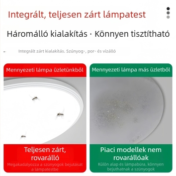 Teljesen zárt LED mennyezeti lámpa, ultra vékony, modern minimalista stílusban, hálószoba, erkély és fürdőszoba számára, szemvédő fény, körkörös fő fény