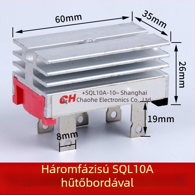Háromfázisú híd-egyenirányító SQL50A1000V SQL5010 szélerőműhöz radiátorral