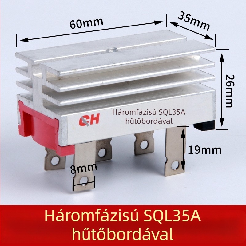 Háromfázisú híd-egyenirányító SQL50A1000V SQL5010 szélerőműhöz radiátorral